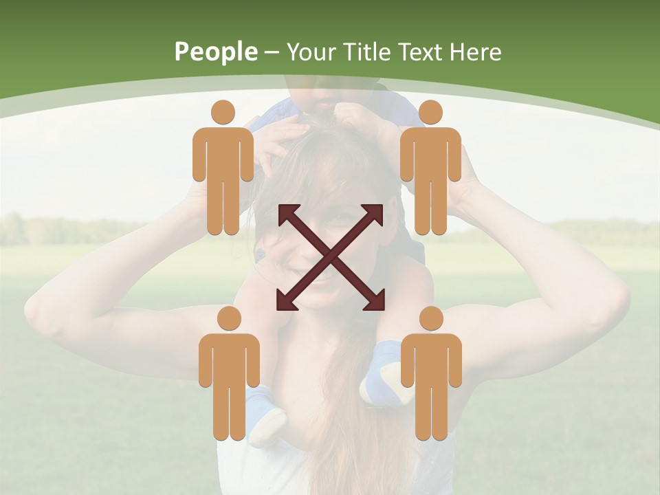 Smile Female Kid PowerPoint Template