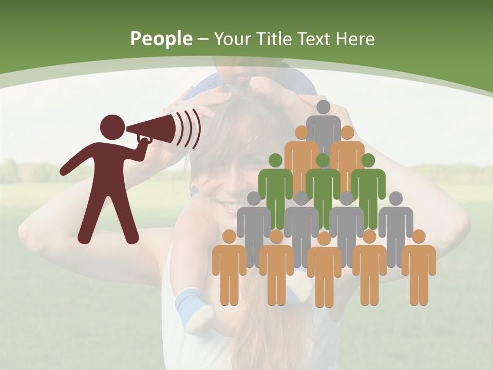 Smile Female Kid PowerPoint Template