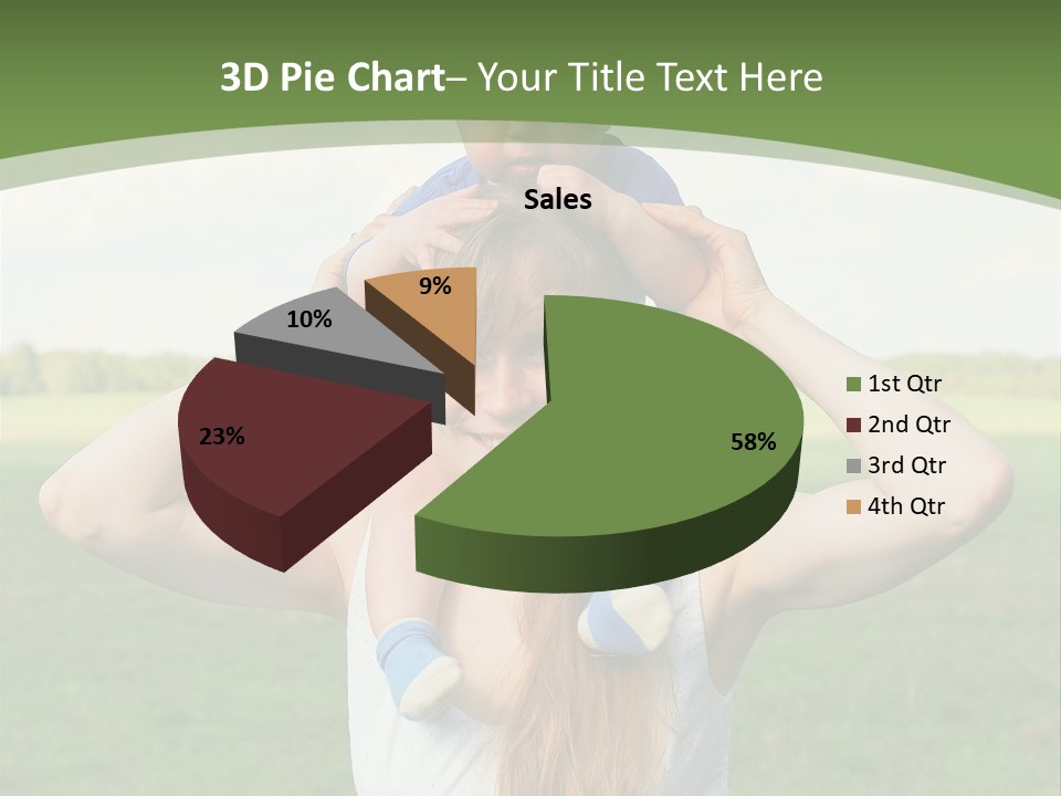Smile Female Kid PowerPoint Template