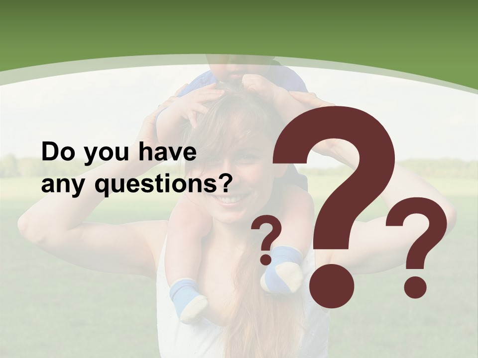 Smile Female Kid PowerPoint Template