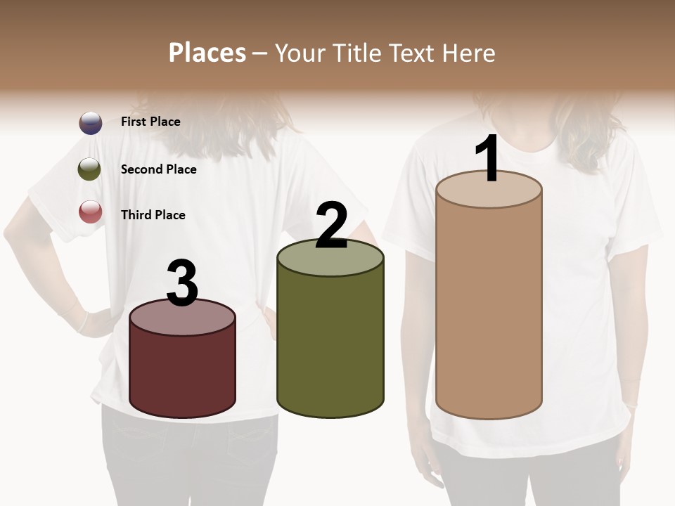 Attractive Teen Photograph PowerPoint Template