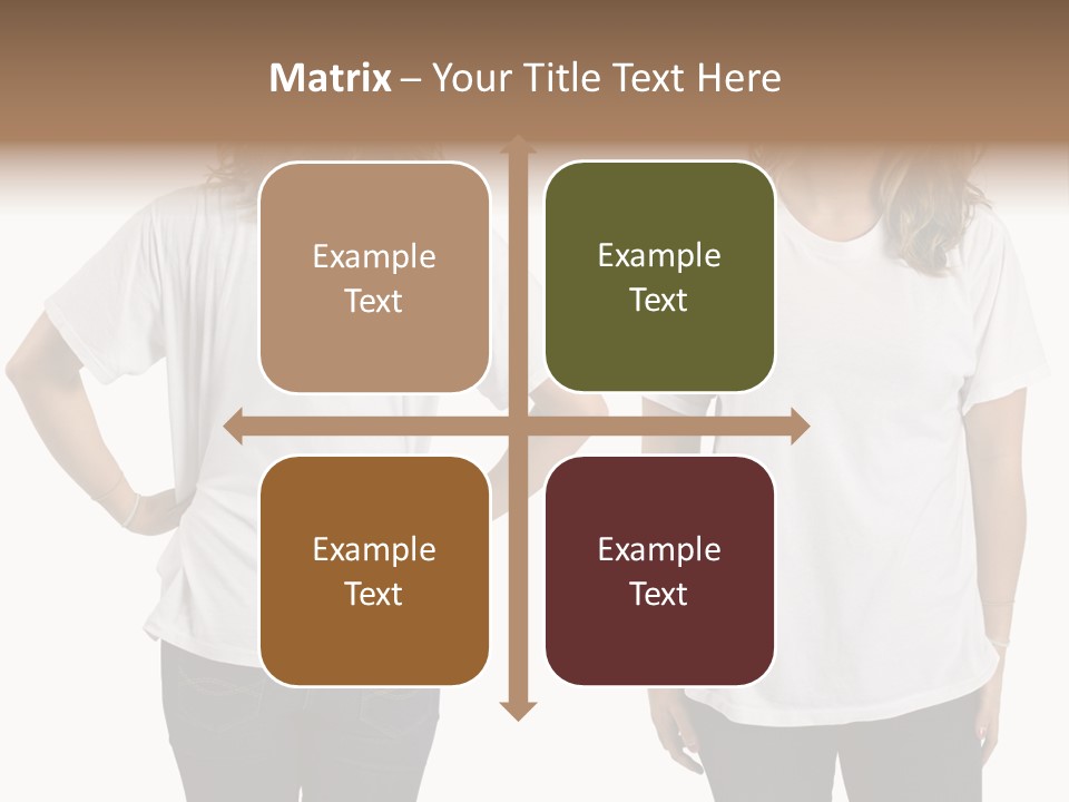 Attractive Teen Photograph PowerPoint Template