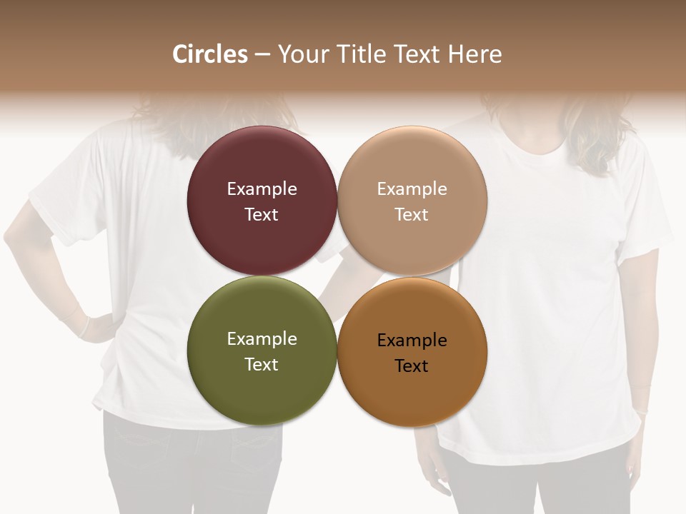 Attractive Teen Photograph PowerPoint Template