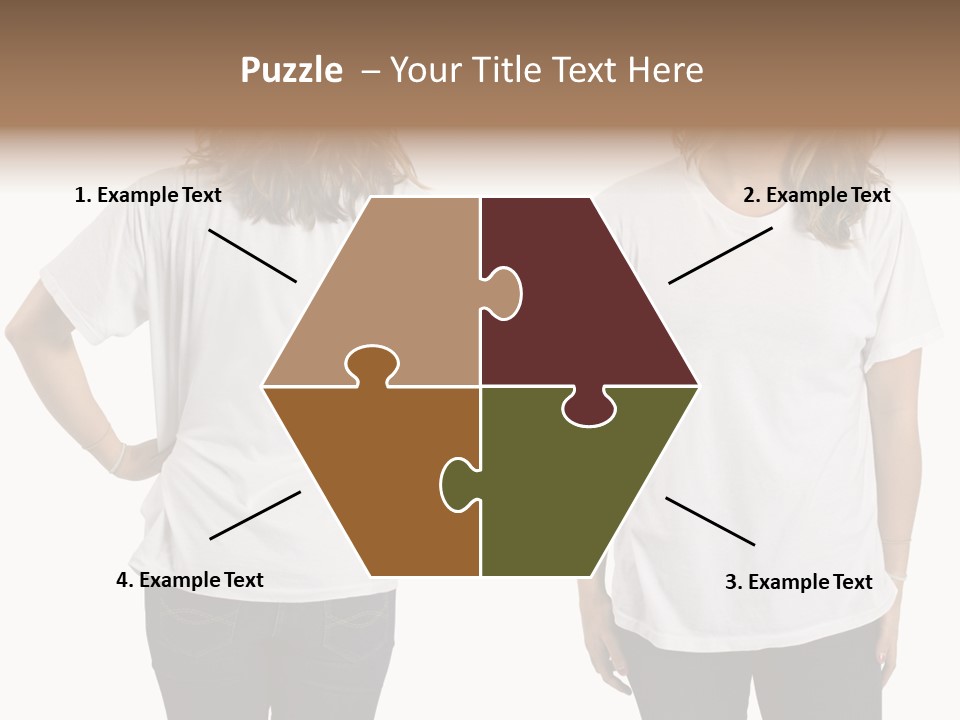 Attractive Teen Photograph PowerPoint Template