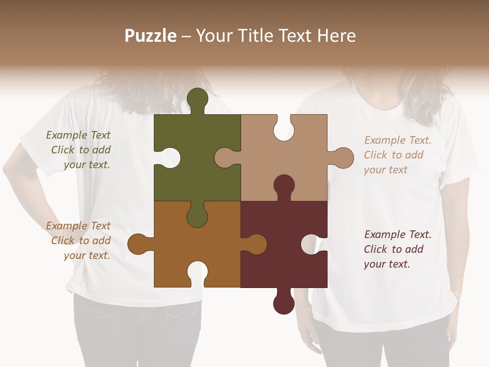 Attractive Teen Photograph PowerPoint Template