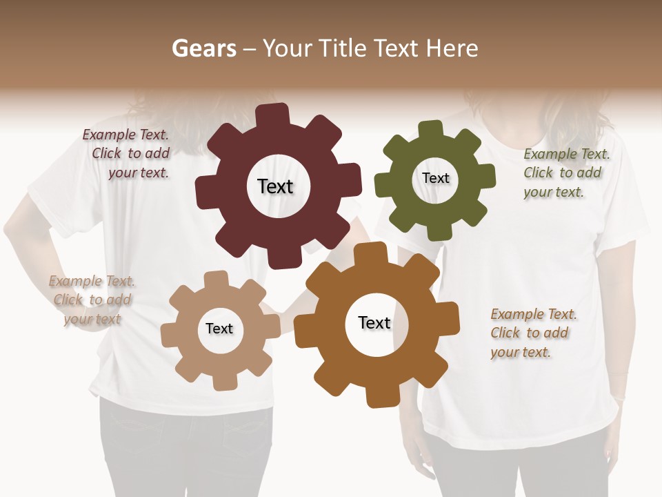 Attractive Teen Photograph PowerPoint Template