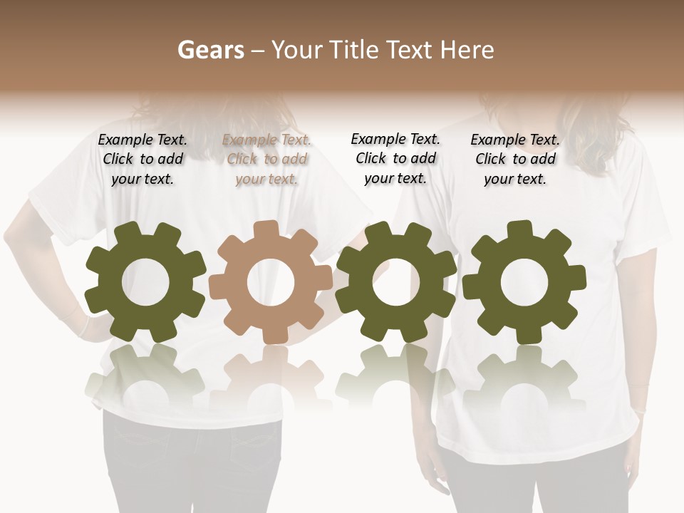 Attractive Teen Photograph PowerPoint Template