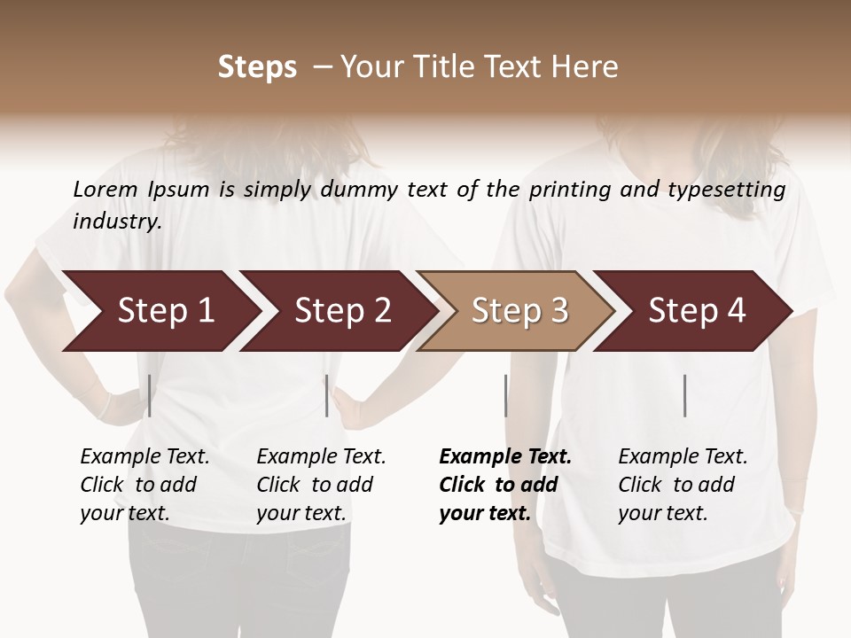 Attractive Teen Photograph PowerPoint Template