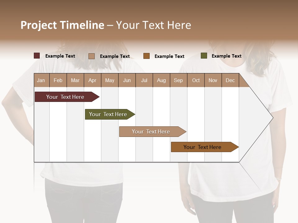Attractive Teen Photograph PowerPoint Template