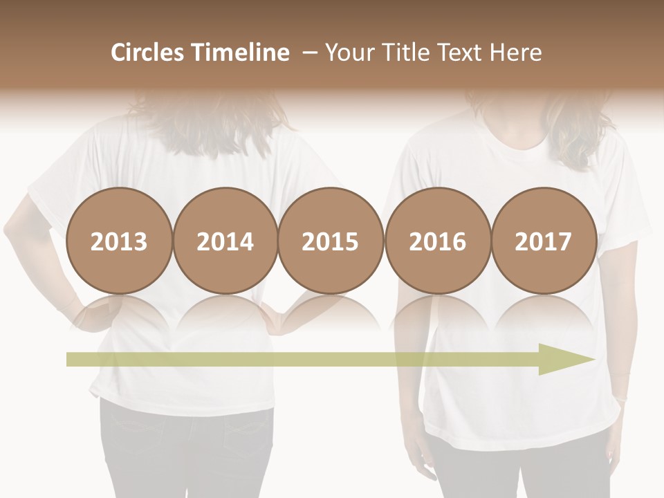Attractive Teen Photograph PowerPoint Template