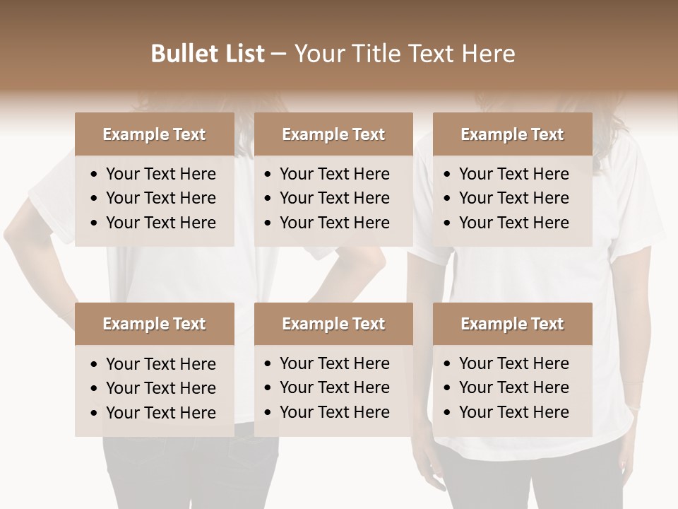 Attractive Teen Photograph PowerPoint Template