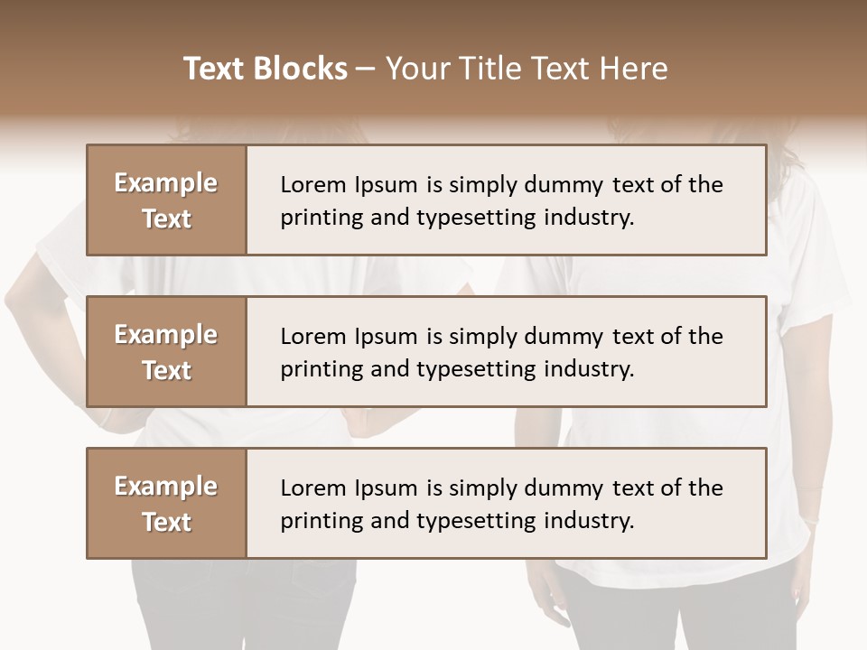 Attractive Teen Photograph PowerPoint Template