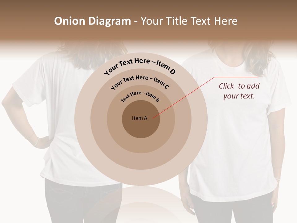 Attractive Teen Photograph PowerPoint Template