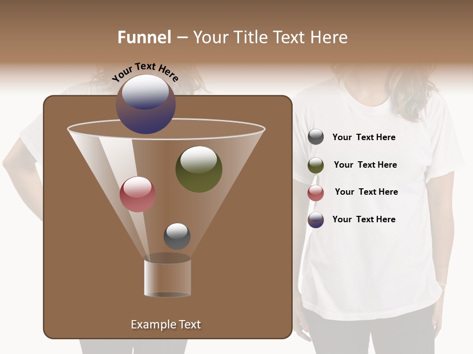 Attractive Teen Photograph PowerPoint Template