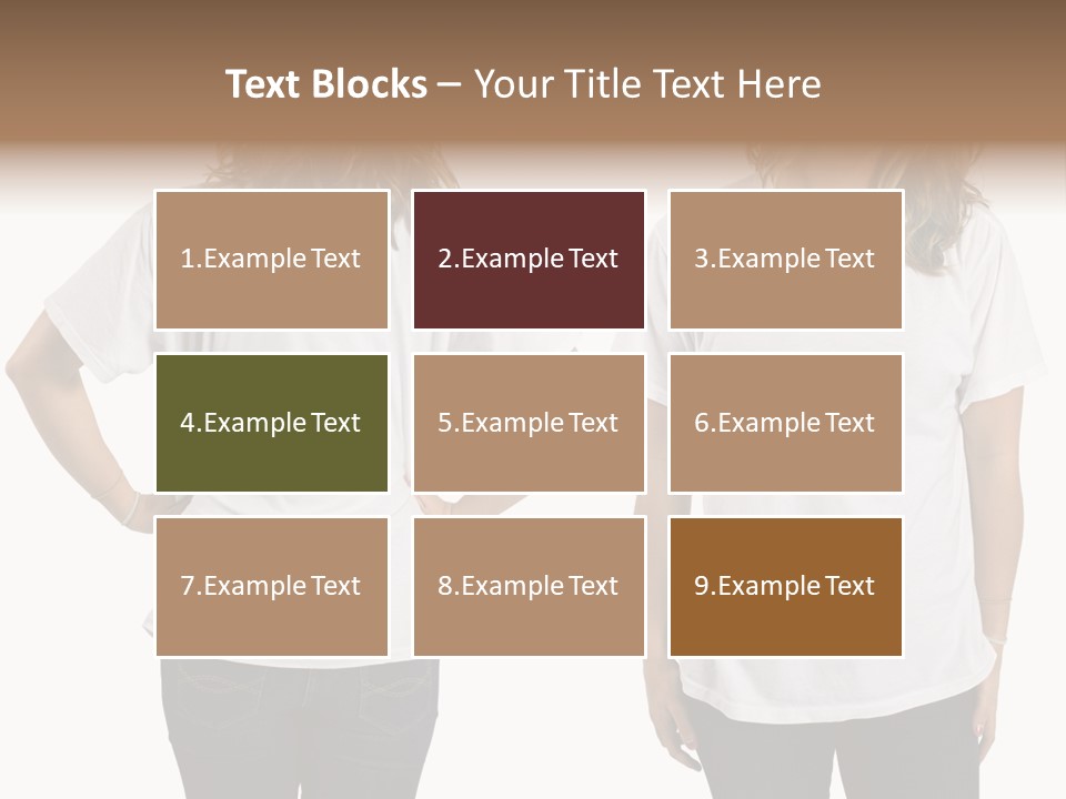 Attractive Teen Photograph PowerPoint Template