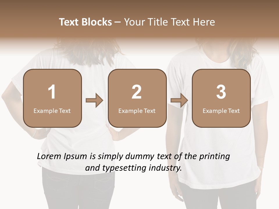 Attractive Teen Photograph PowerPoint Template