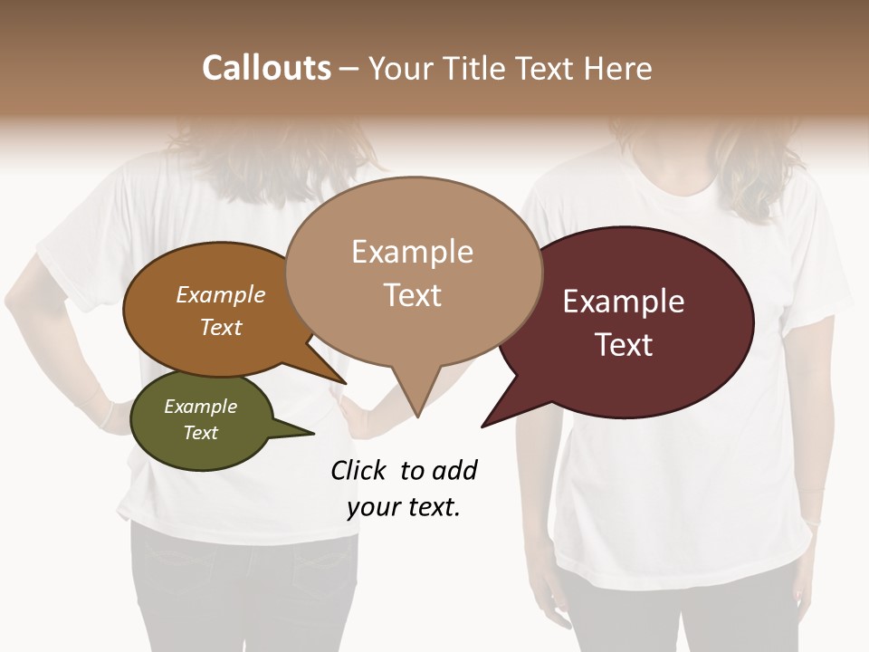 Attractive Teen Photograph PowerPoint Template