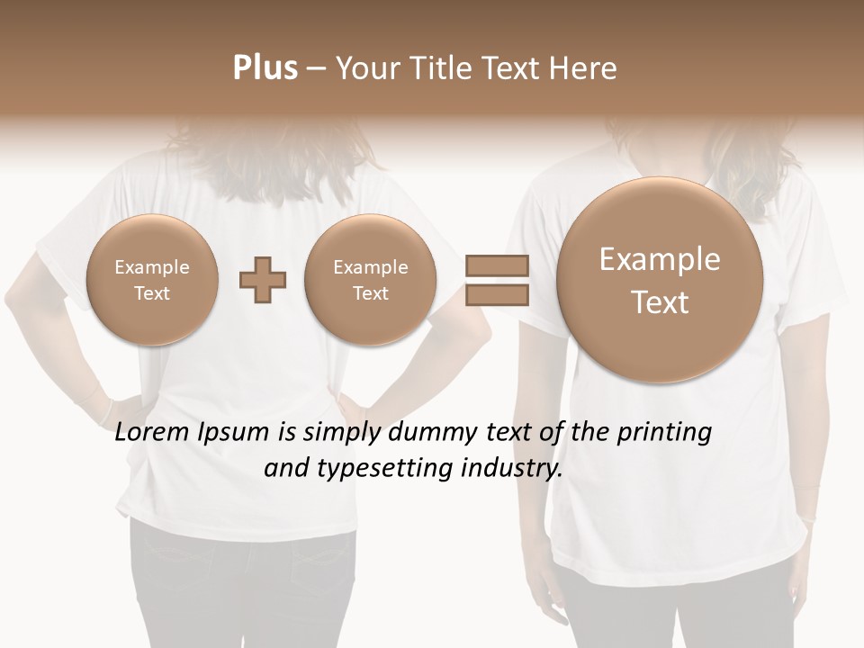 Attractive Teen Photograph PowerPoint Template