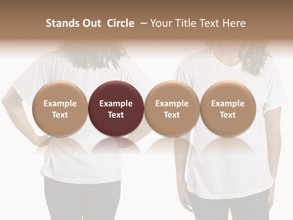 Attractive Teen Photograph PowerPoint Template