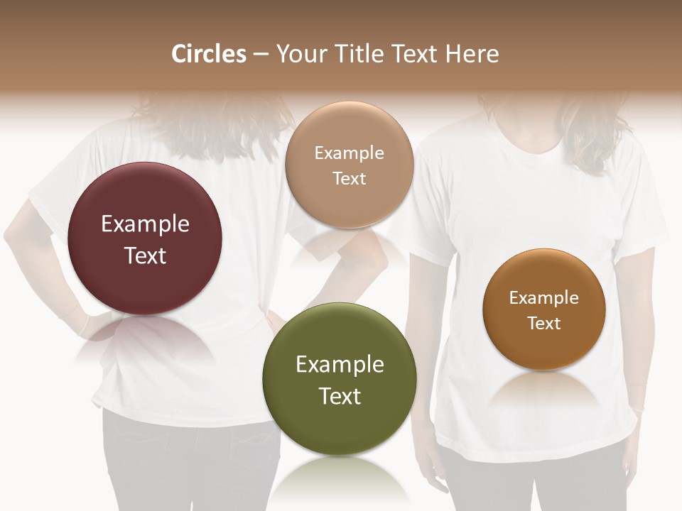 Attractive Teen Photograph PowerPoint Template