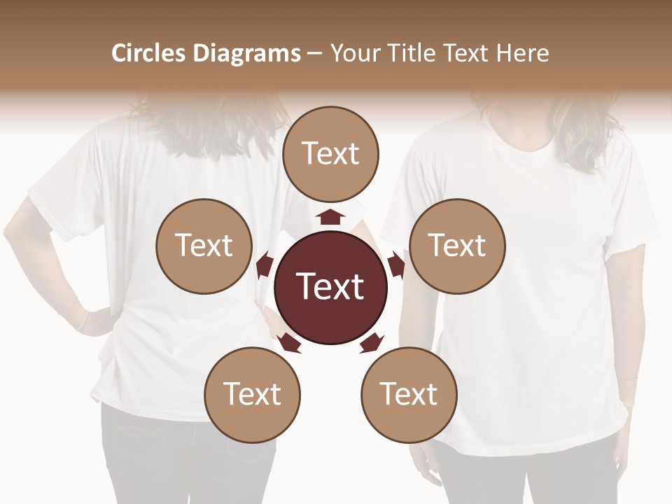Attractive Teen Photograph PowerPoint Template