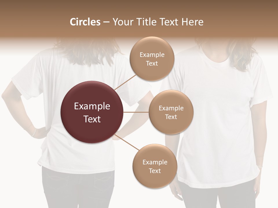 Attractive Teen Photograph PowerPoint Template