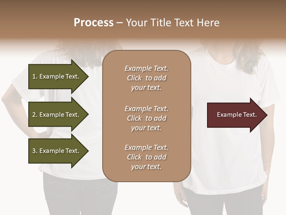 Attractive Teen Photograph PowerPoint Template
