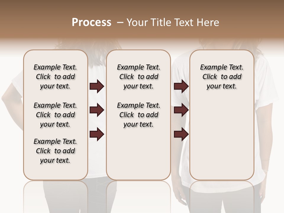 Attractive Teen Photograph PowerPoint Template