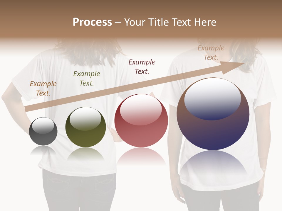 Attractive Teen Photograph PowerPoint Template