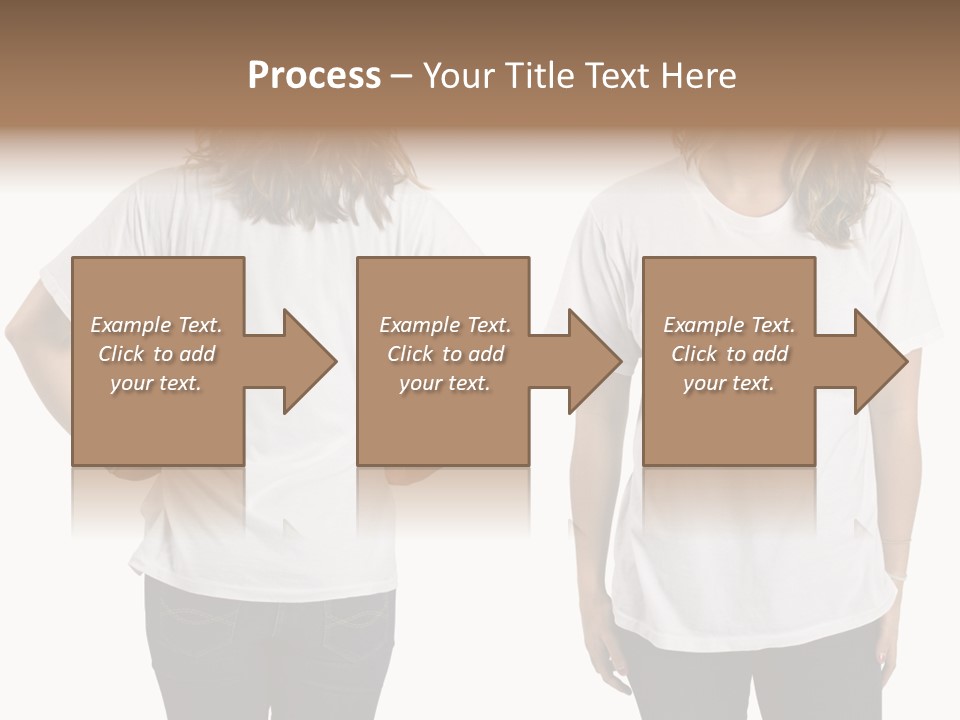 Attractive Teen Photograph PowerPoint Template