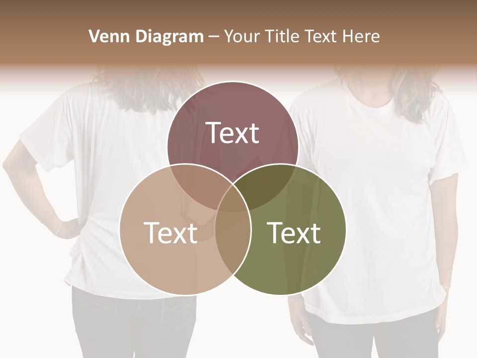 Attractive Teen Photograph PowerPoint Template