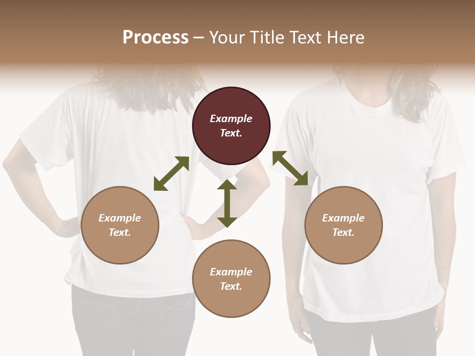 Attractive Teen Photograph PowerPoint Template