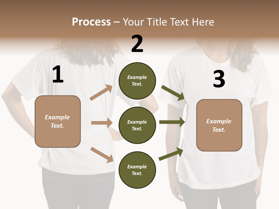 Attractive Teen Photograph PowerPoint Template