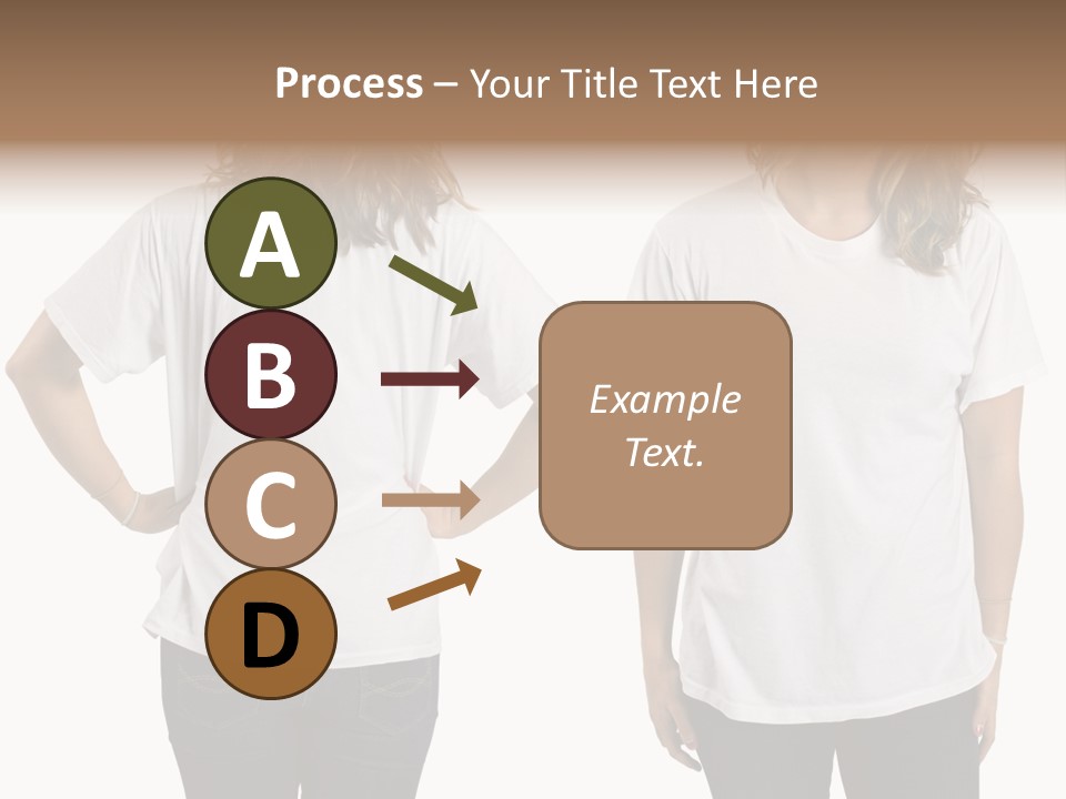 Attractive Teen Photograph PowerPoint Template