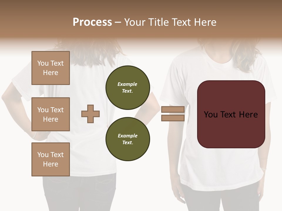 Attractive Teen Photograph PowerPoint Template