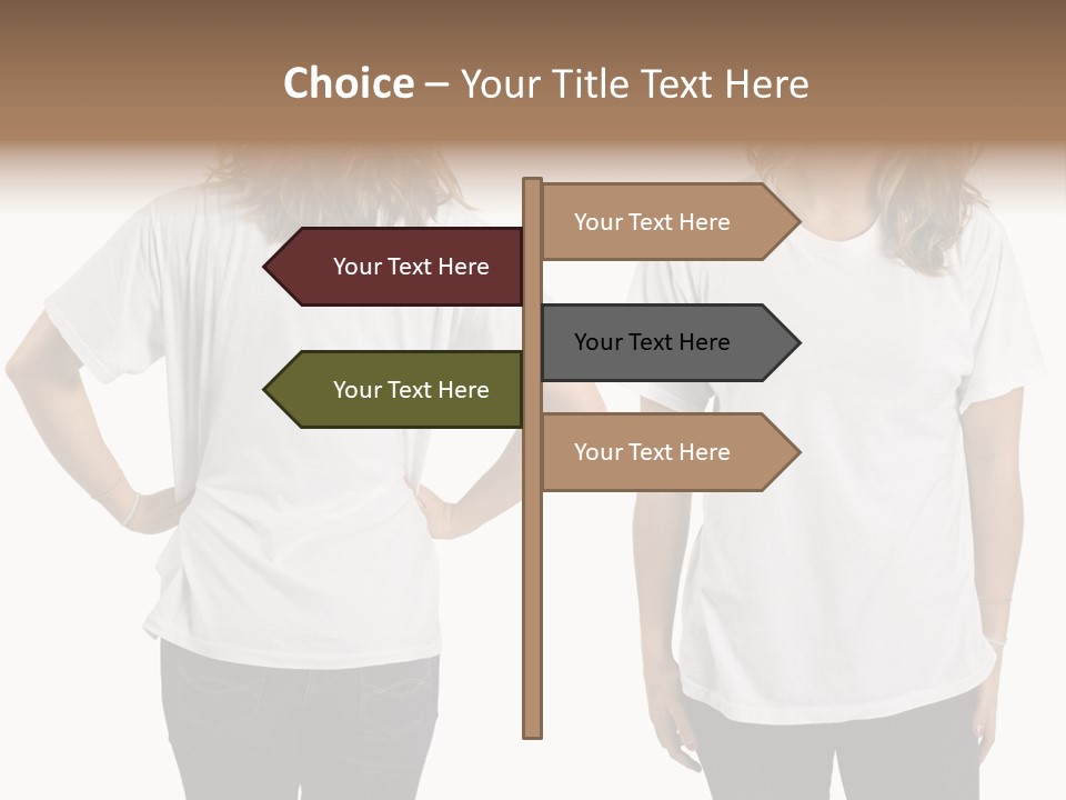 Attractive Teen Photograph PowerPoint Template