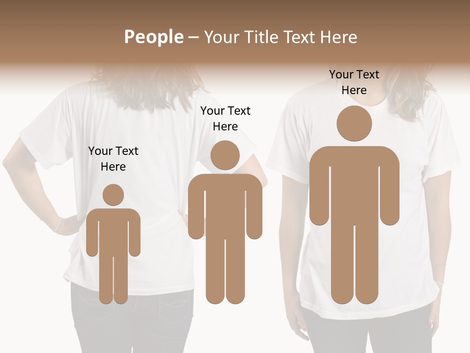 Attractive Teen Photograph PowerPoint Template