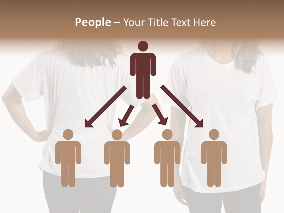 Attractive Teen Photograph PowerPoint Template