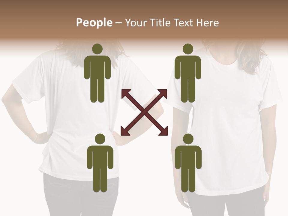 Attractive Teen Photograph PowerPoint Template