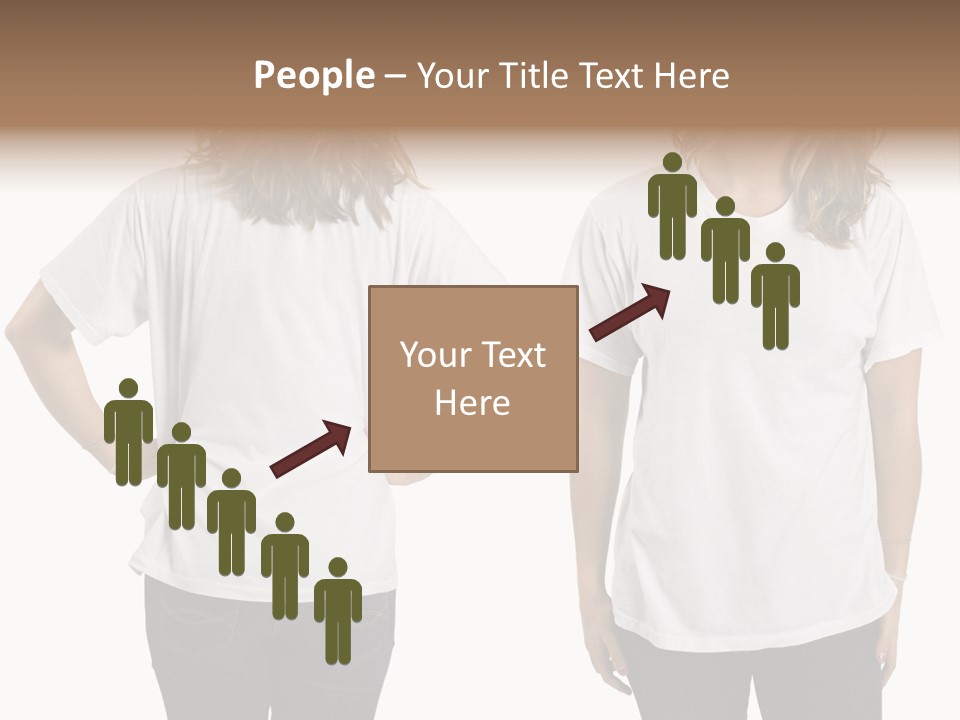 Attractive Teen Photograph PowerPoint Template