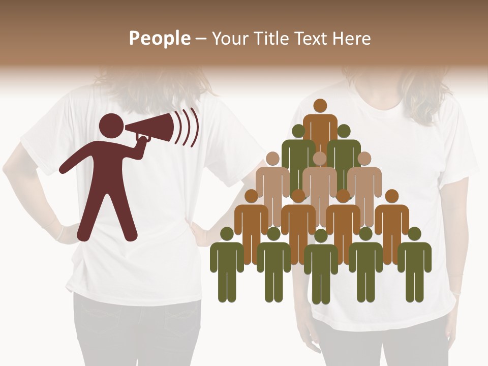 Attractive Teen Photograph PowerPoint Template