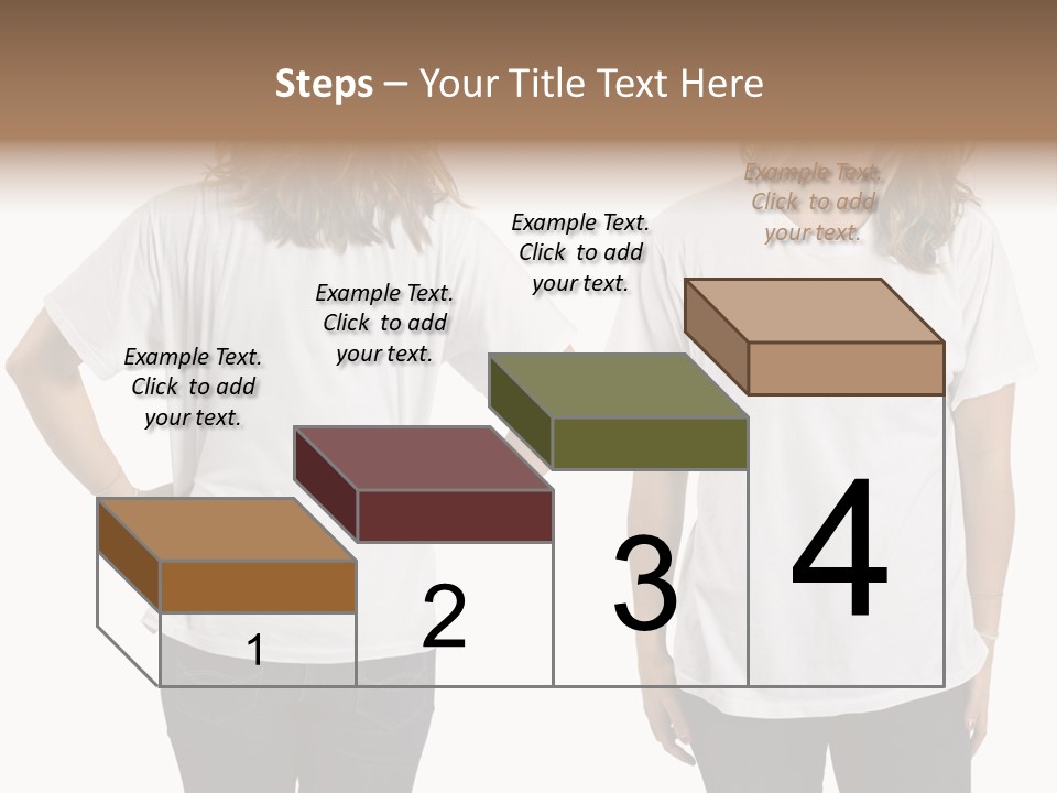 Attractive Teen Photograph PowerPoint Template