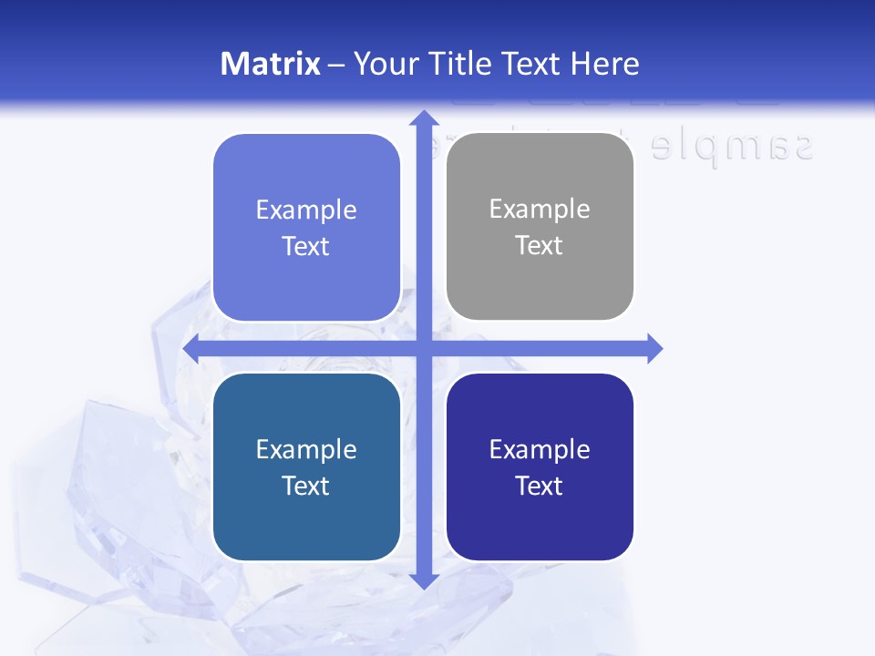 Texture Glass Surprise PowerPoint Template