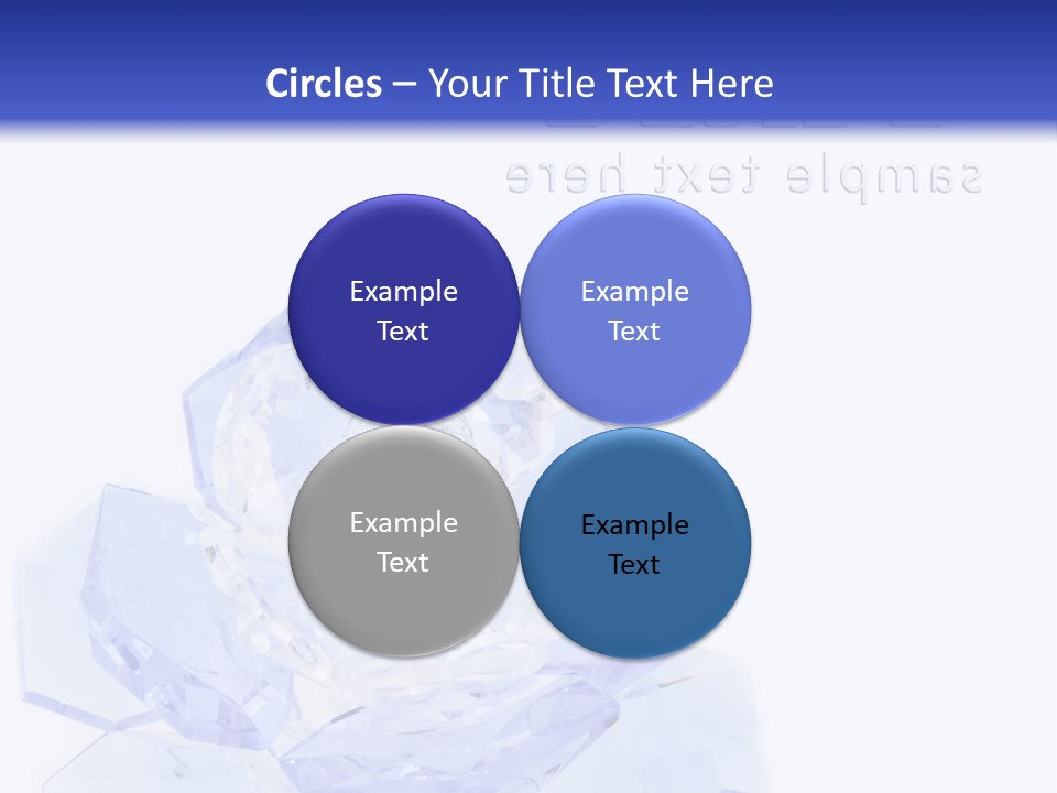 Texture Glass Surprise PowerPoint Template