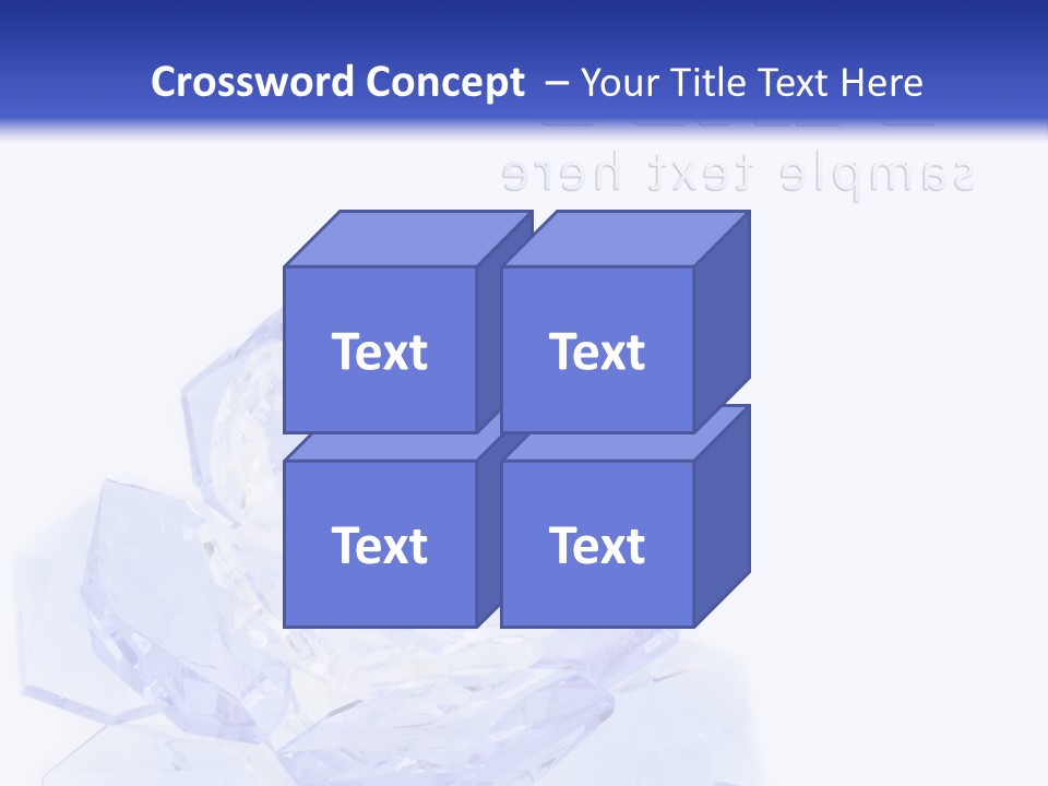 Texture Glass Surprise PowerPoint Template