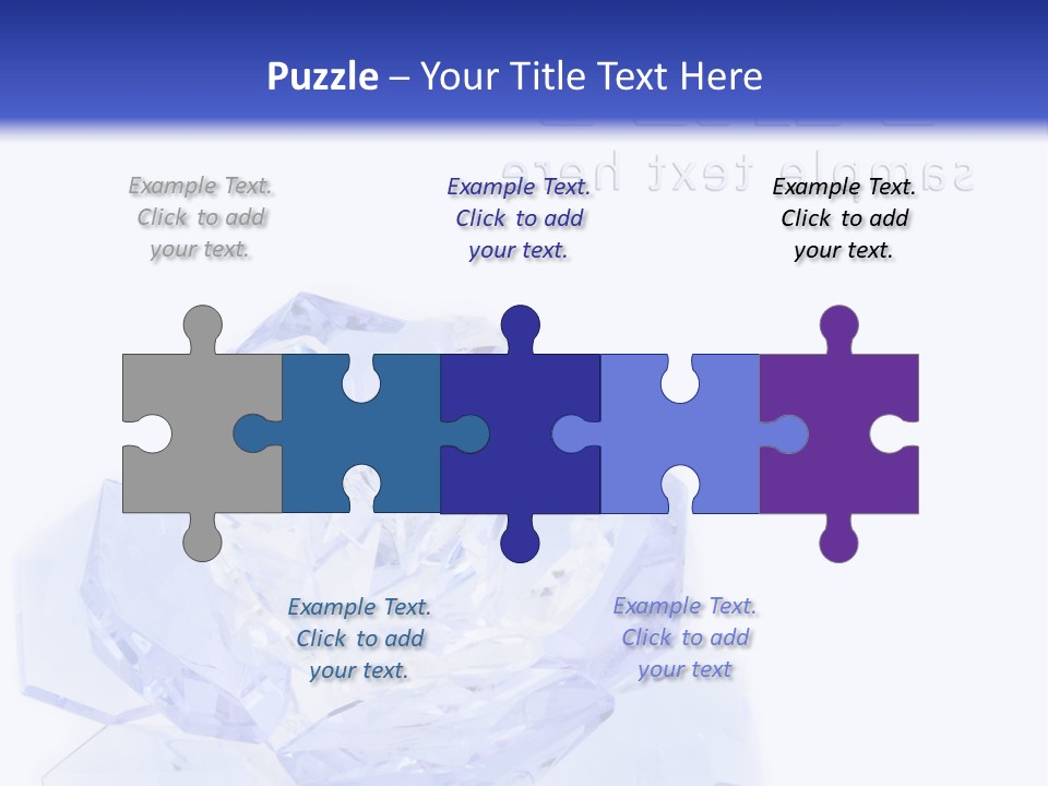 Texture Glass Surprise PowerPoint Template