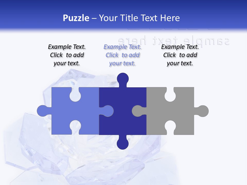 Texture Glass Surprise PowerPoint Template