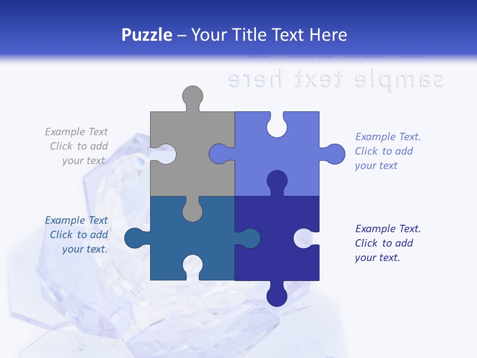Texture Glass Surprise PowerPoint Template