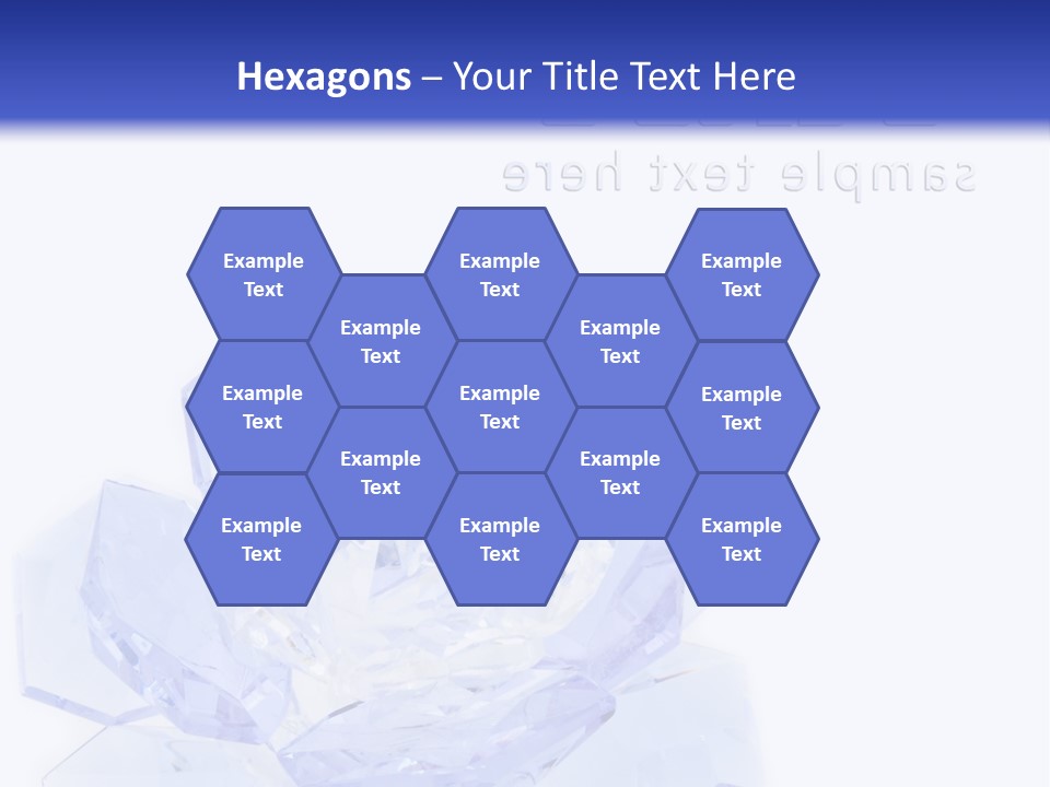 Texture Glass Surprise PowerPoint Template