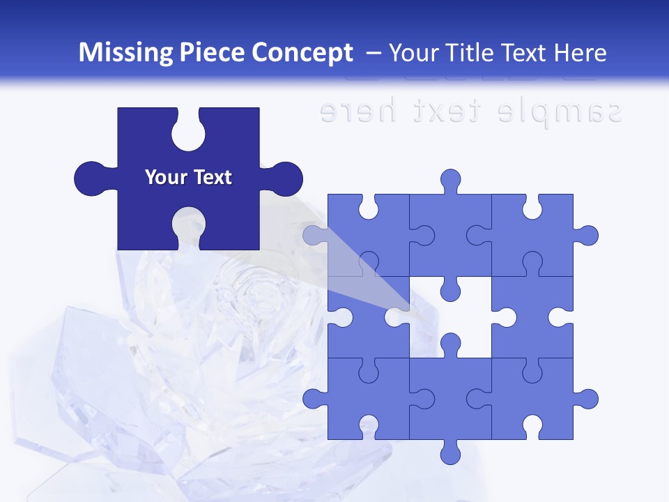 Texture Glass Surprise PowerPoint Template